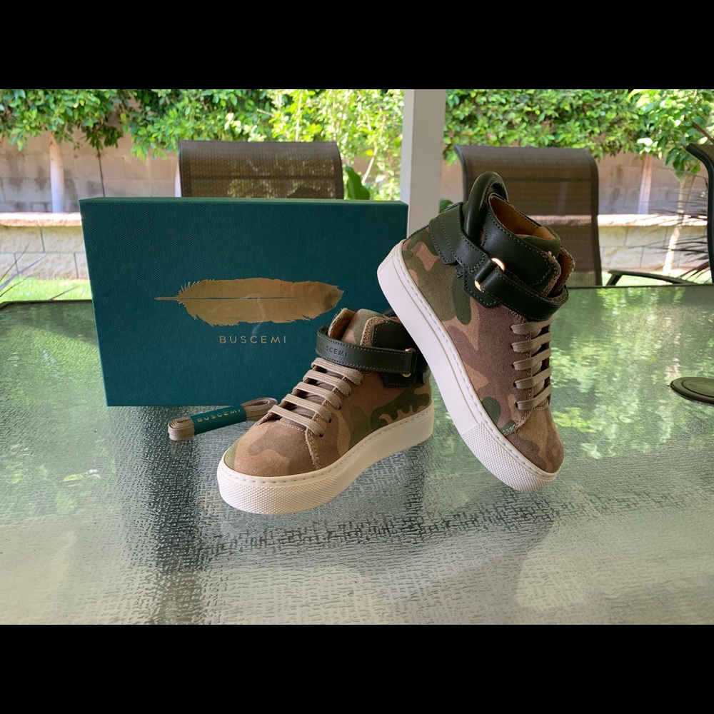 Brand new Buscemi 100MM kid suede - Picture 5 of 9